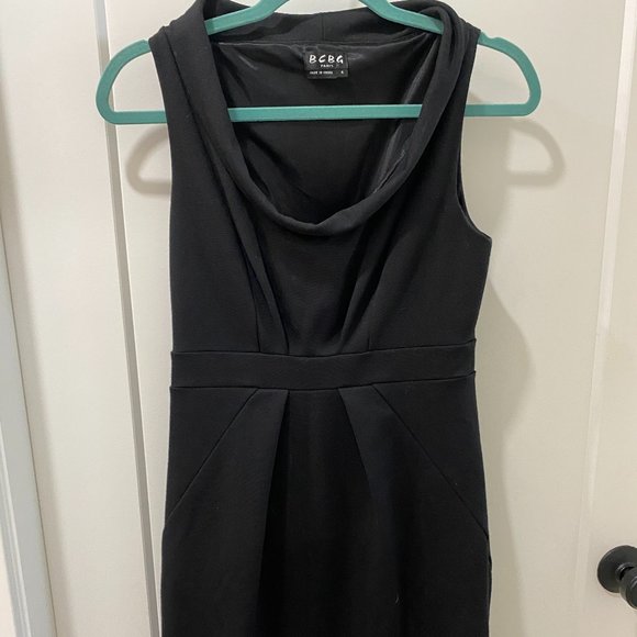BCBG Paris Little Black Sheath Dress - Picture 1 of 4